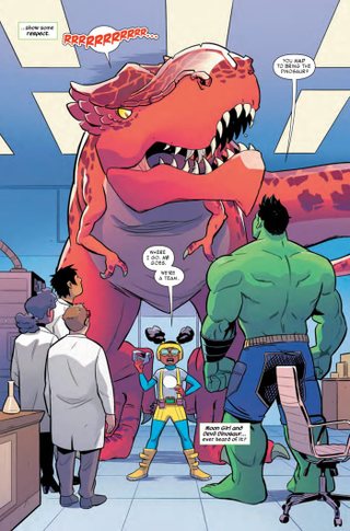 Illustration for article titled Moon Girl And Devil Dinosaur and Moana kick off the next generation of superheroes